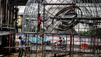 Tahun ini jumlah permintaan kubah masjid mulai ramai kembali.