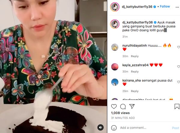 DJ Katty Butterfly Puasa Pertama, Makan Cabai Rawit Saat Berbuka!