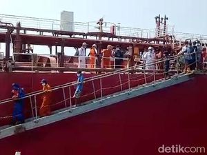 Kapal Terbakar di Laut Jawa, 16 Nelayan yang Selamat Sudah Dievakuasi