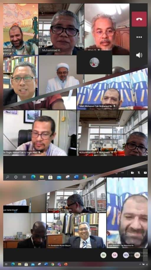 Habib Rizieq ikuti sidang disertasi secara daring (dok. Pengacara HRS) Habib Rizieq ikuti sidang disertasi secara daring (dok. Pengacara HRS)