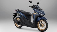 AHM juga menghadirkan pilihan warna spesial yaitu Advance Matte Blue pada tipe CBS-ISS yang hadir dengan stripe dipadukan dengan velg warna emas sehingga semakin meningkatkan kesan premium. Foto: Dok. AHM