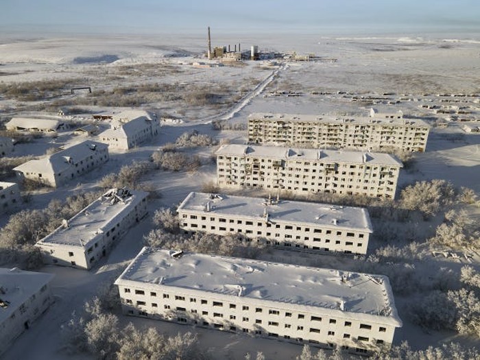 Kota Vorkuta di Rusia