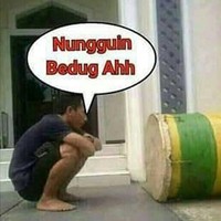 Yaiyasih nungguin bedug tapi nggak gini juga dong. Jadi speechless nggak pengin komentar ah.. Foto: Instagram/@memekumpulanaja