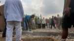 Momen Pagar Tembok yang Tutupi Jalan Pekanbaru Dibongkar