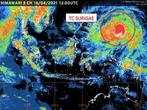 BMKG: Siklon Tropis Surigae Tak Berdampak ke Cuaca di Jabodetabek