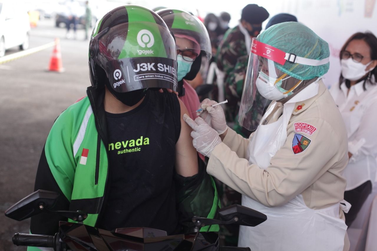 Vaksinasi Driver Gojek