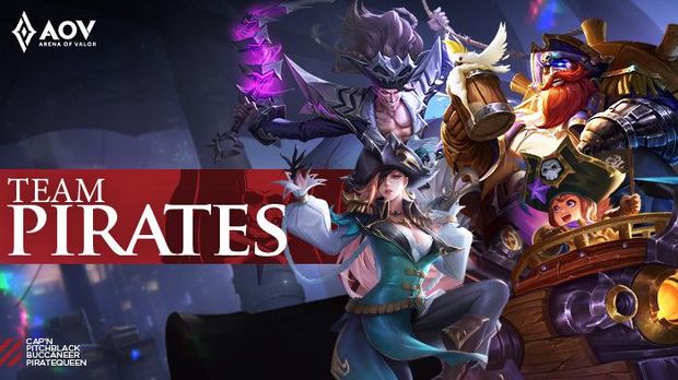 Ini Dia Skin Terbaru AOV Tema Bajak Laut & Pasukan Khusus Angkatan Laut