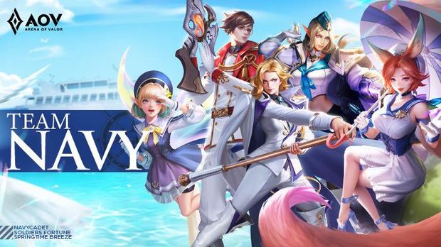 Ini Dia Skin Terbaru AOV Tema Bajak Laut & Pasukan Khusus Angkatan Laut