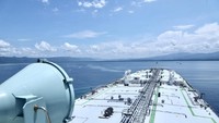 Kapal tanker raksasa Very Large Crude Carrier (VLCC) Pertamina Pride milik Pertamina International Shipping (PIS) telah tiba di Indonesia. Kapal ini berlayar sejak 9 Februari 2021 dari JMU Ariake Shipyard, Jepang. Foto: Dok. Pertamina