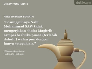Nabi Muhammad Tak Sholat Maghrib Sebelum Berbuka Puasa