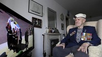 Semua prosesi pemakaman ini akan disiarkan di televisi. Sehingga masyarakat bisa ikut menyaksikan semua prosesi dari rumah. Martin Rickett/PA via AP.