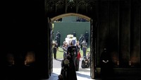 Karena masih dalam kondisi COVID-19, prosesi pemakaman Pangeran Philip dilakukan dengan protokol kesehatan yang ketat. Danny Lawson/Pool via AP.