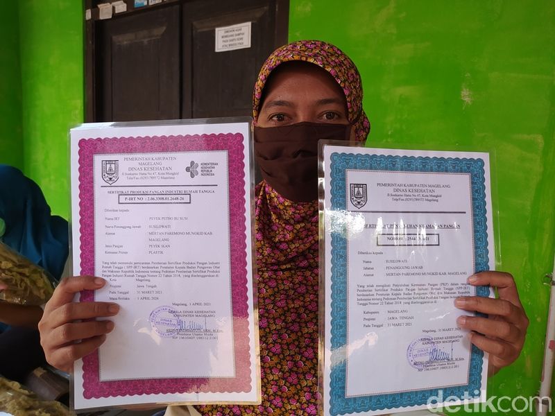 Peyek Cethul Khas Magelang yang Gurih Renyah Makin Laku Jelang Lebaran