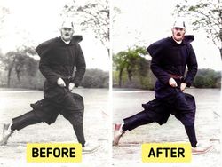 Nostalgia Masa lalu Dengan Mewarnai Foto Hitam Putih
