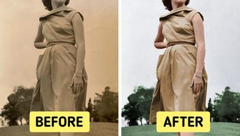 Gambar nenek ini memang pantas diwarnai! (Foto: Brightside