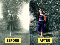 Nostalgia Masa lalu Dengan Mewarnai Foto Hitam Putih