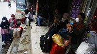 Sebagian warga mulai mudik awal untuk menghindari larangan mudik.