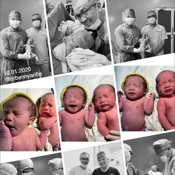 Kisah perjuangann bayi tabung Nofiandrianti dan  Hungky Perdana Candra.