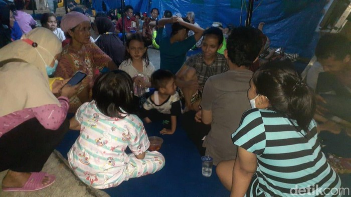 Lokasi pengungsian warga terdampak dari kebakaran di Keagungan, Taman Sari, Jakbar.