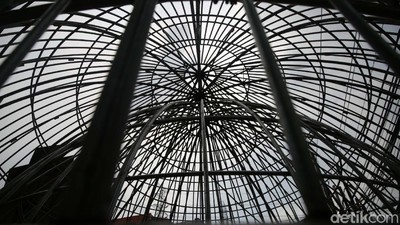 Melihat Pembuatan Kubah Masjid di Caman Bekasi