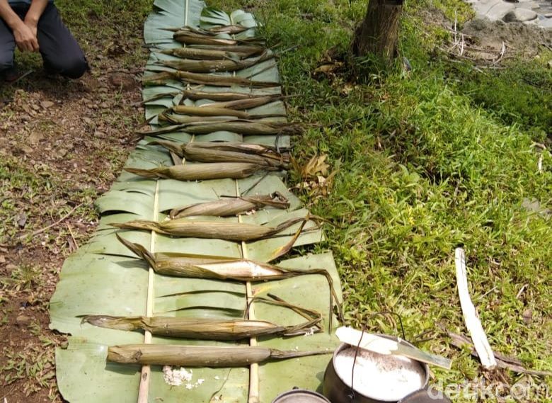 Nasi Leumeung khas Pangandaran untuk Buka Puasa.