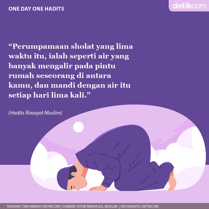 One day One Hadits Keutamaan Sholat Lima Waktu One day One Hadits Keutamaan Sholat Lima Waktu