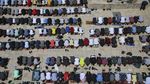 Suasana Salat Jumat Pertama Ramadhan di Masjid Al-Aqsa