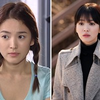 Saat membintangi drama Korea Full House, Song Hye Kyo masih berumur 23 tahun. Meski telah berumur 39 tahun, kecantikan mantan istri Song Joong Ki ini tak berubah. Terbaru, ia membintangi drama Korea Encounter. Foto: dok KBS2, dok tvN