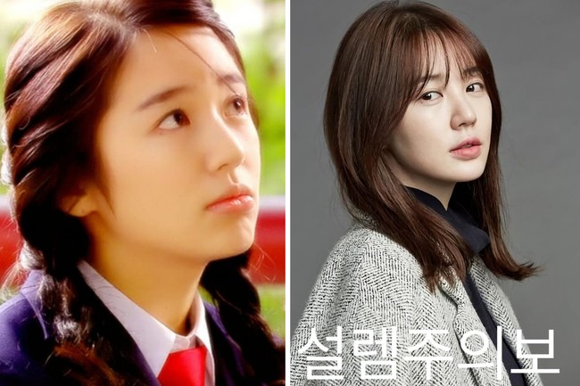 Siapa sangka bintang drama Korea Princess Hours ini telah berumur 36 tahun. Bahkan, penampilan Yoon Eun Hye dalam drama Korea Love Alert (2018) tak banyak berubah sejak dulu. Foto: dok MBC, dok MBN