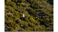Pemandangan alam indah akan menyambut pasangan yang terbang di atas ketinggian 600 kaki atau sekitar 182 meter . (The Catalina Island Company)
