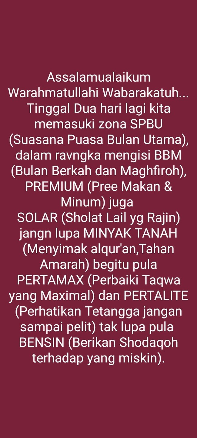 Singkatan-singkatannya sih kreatif, tapi kebanyakan singkatan jadi bikin yang baca bingung. Ada-ada saja memang netizen. Foto: Twitter/@txtdrstoryWA