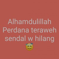 Alhamdulillah ya bund, ambil hikmahnya saja. Jadi bisa beli sandal baru kan? Foto: Twitter/@faisalinheaven