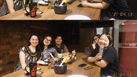Melalui akun instagramnya, Memes juga tak sungkan berbagi momen sahur yang ia lakukan bersama teman-temannya. Foto: instagram@memes_prameswari