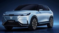 Sekilas, desain SUV e:prototype tampaknya merupakan versi evolusi dari SUV e:concept yang diperkenalkan Honda di Beijing Motor Show 2020. Konsep SUV listrik terbaru ini tampaknya lebih siap produksi dan memiliki tampilan yang mirip dengan Honda HR-V terbaru. Foto: Dok. Honda