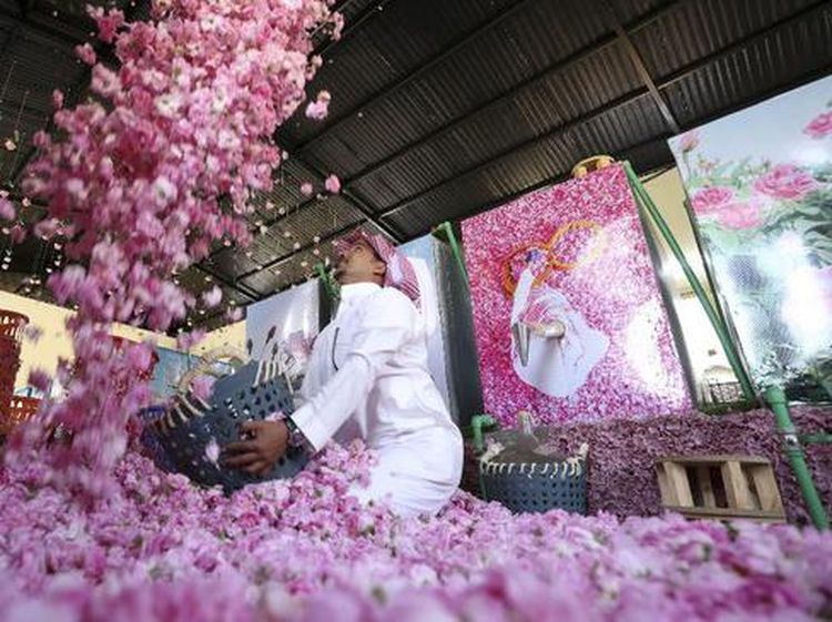 Foto: Kota Mawar di Arab Saudi