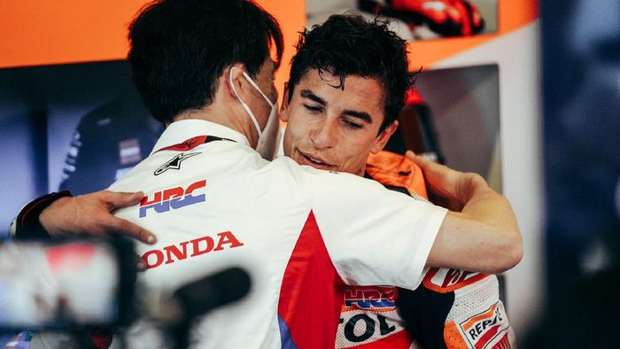 Marc Marquez usai menuntaskan MotoGP Portugal, comeback-nya usai nyaris setahun absen karena cedera
