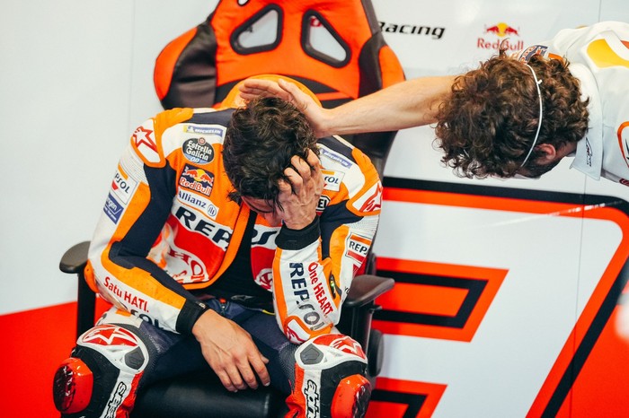 Marc Marquez usai menuntaskan MotoGP Portugal, comeback-nya usai nyaris setahun absen karena cedera