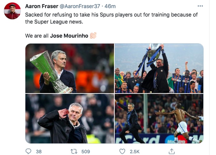 Meme Mourinho Dipecat