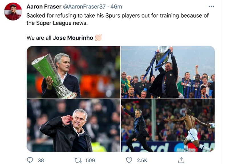 Meme Mourinho Dipecat