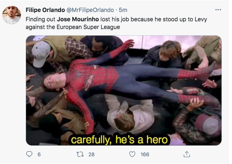 Meme Mourinho Dipecat