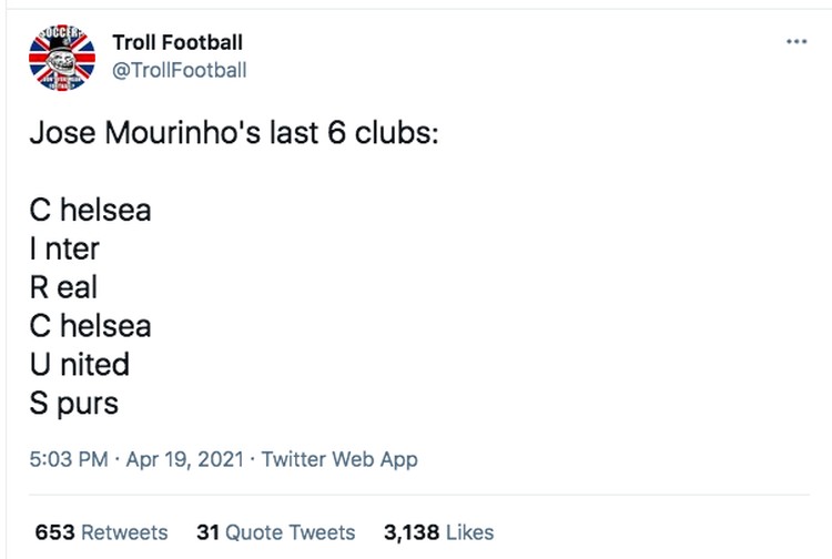 Meme Mourinho Dipecat Meme Mourinho Dipecat