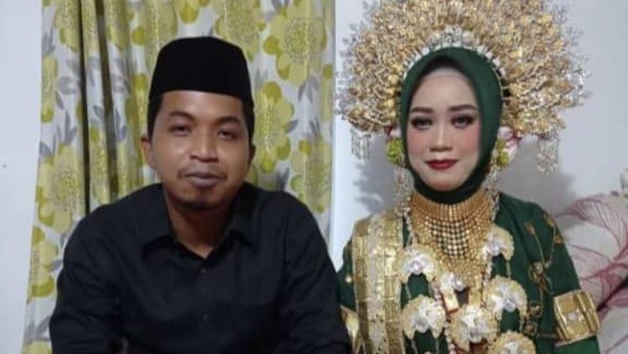 Pernikahan anggota DPRD Jeneponto Fraksi Gerindra dengan wanita yang ngaku dihamili (dok. Istimewa).
