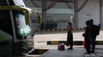 Potret Suasana Mudik Awal di Terminal Pulo Gebang