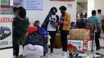 Potret Suasana Mudik Awal di Terminal Pulo Gebang
