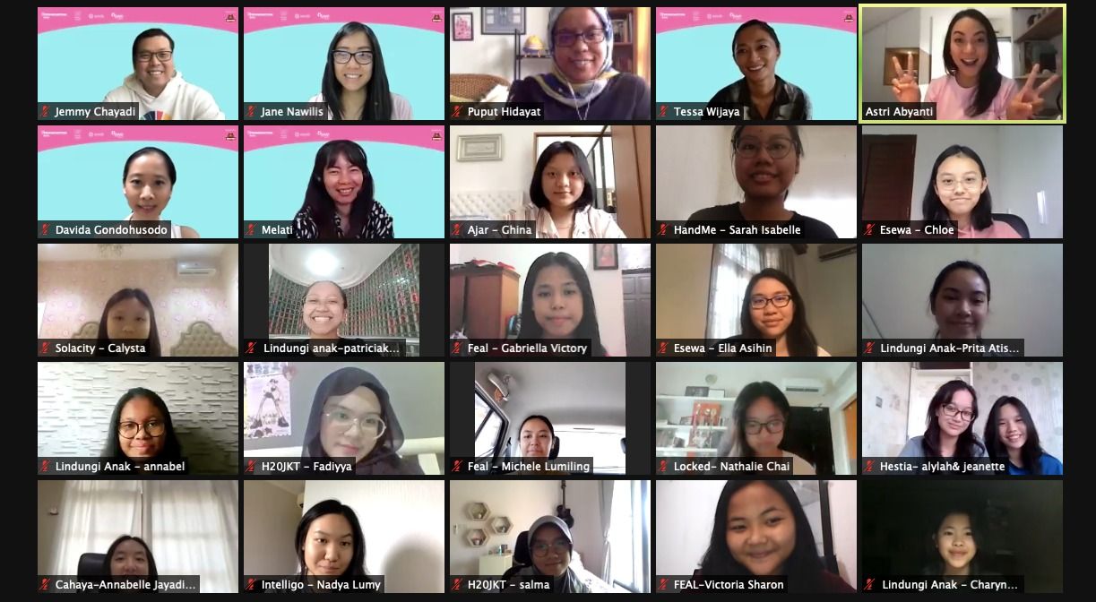 Grup yang Wakili RI di Technovation Girls Challenge