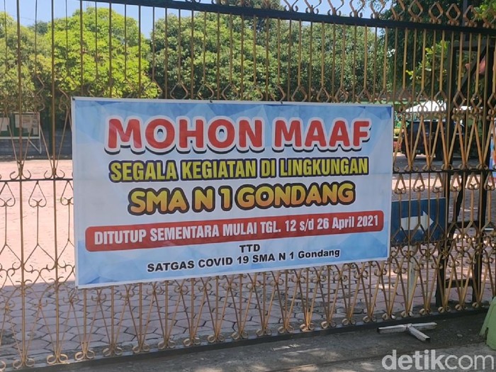 Tiga guru SMAN 1 Gondang, Sragen meninggal positif Corona, Senin (19/4/2021).
