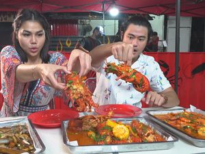 Bikin Laper! Keseruan Mike Ethan dan DJ Katty Makan Seafood dan Ada Hadiah Rp 500 Ribu