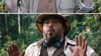 Yang paling ikonik karakter di film Jumanji. Foto: Instagram/heyitsrenny