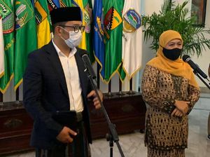 Silaturahmi ke Ridwan Kamil, Khofifah Bantah Ada Pertemuan Politik