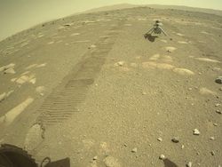 Momen Bersejarah Pertama Kali Helikopter Terbang di Mars